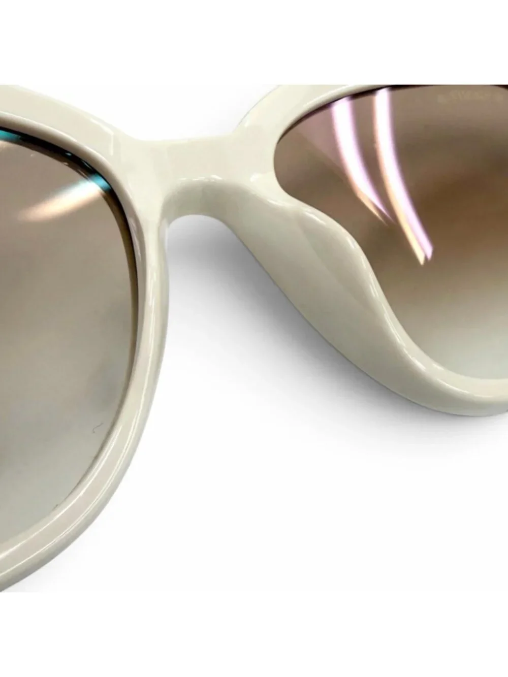 Chanel CC Logo Ball Chain Sunglasses Light Beige Eyewear